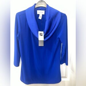 Joseph Ribkoff Women's Vibrant Blue Cowl Neck Sweater